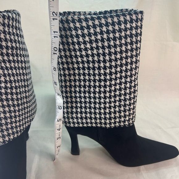 NWT - NY&Co Women’s Houndstooth Mid-Calf Boots Size 8 - Picture 4 of 4
